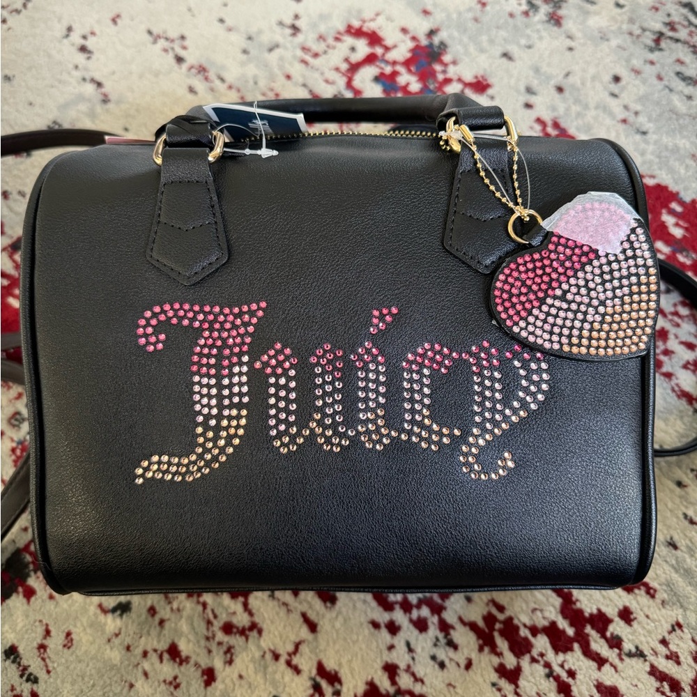 Black juicy couture gradient glam bag